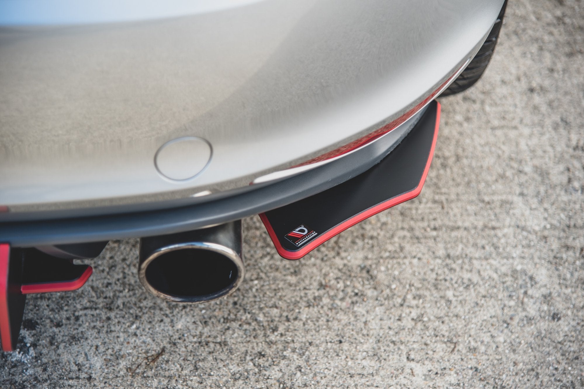 Maxton Design Street Pro Heck Ansatz Flaps Diffusor passend für L + R V.2 VW Golf 7 GTI