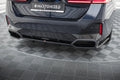 Maxton Design Street+ Mittlerer Diffusor RACE V.2 passend für BMW 5er / i5 M-Paket Limousine / Touring G60 / G61 schwarz Hochglanz