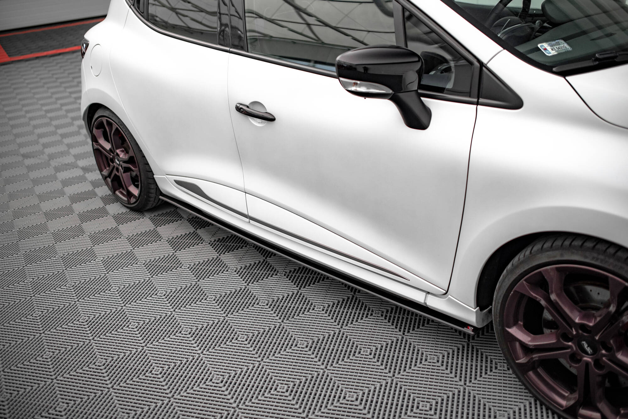 Maxton Design Street Pro Street+ Seitenschweller Leisten passend für Renault Clio RS Mk4