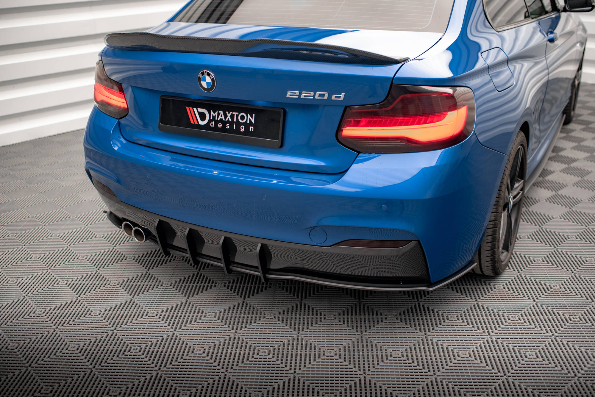 Maxton Design Street Pro Heckschürze passend für BMW 2 M-Paket F22