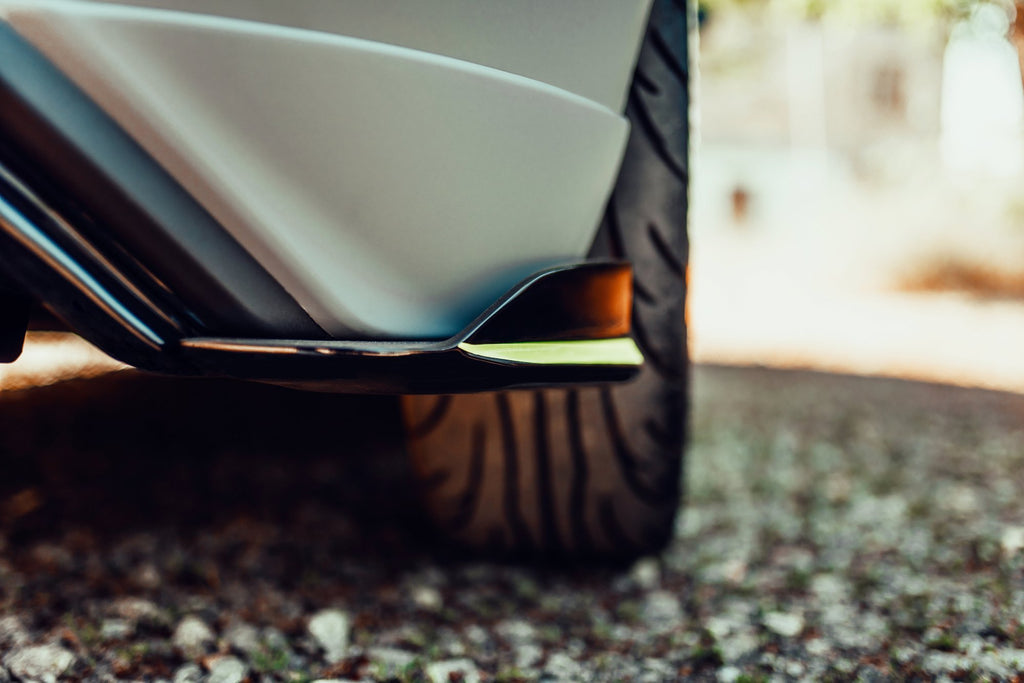 Maxton Design Heck Ansatz Flaps Diffusor passend für Ford Fiesta 7 ST Facelift