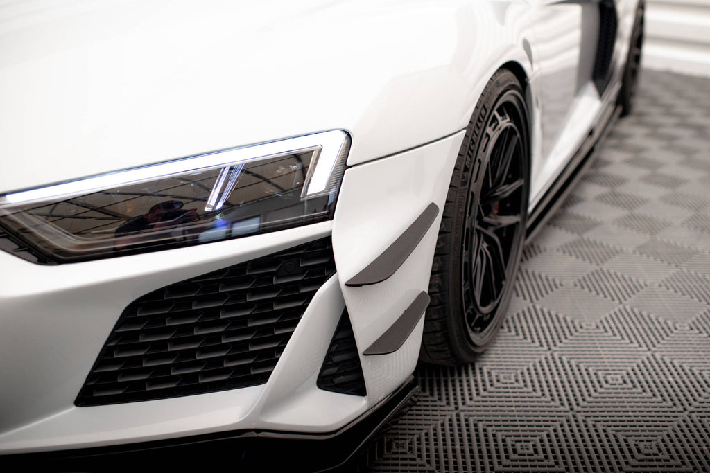 Maxton Design Stoßstangen Flaps Wings vorne Canards passend für Audi RS3 Sportback 8Y Facelift