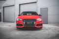 Maxton Design Front diffusor V.1 Audi S3 / A3 S-Line 8V Limousine / Cabrio schwarz Hochglanz für Audi A3