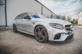 Maxton Design Street+ Seitenschweller Leisten passend für Mercedes-Benz E63 AMG Kombi/Limousine S213/W213 schwarz Hochglanz