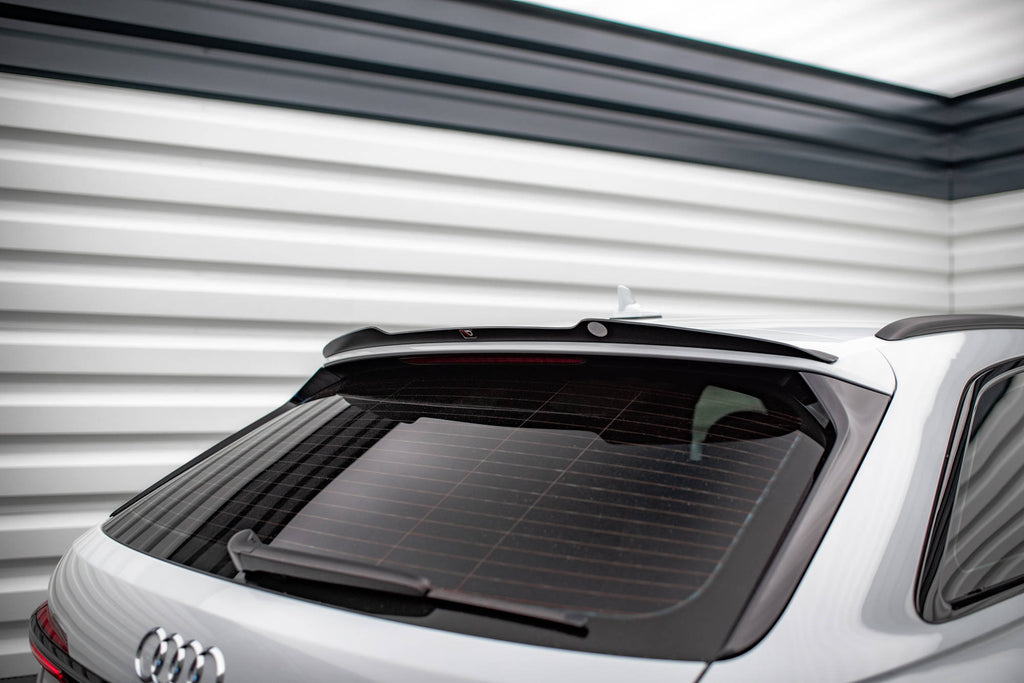 Maxton Design Spoiler CAP passend für Audi A6 Avant / A6 Allroad / A6 S-Line Avant / S6 Avant C8 / C8 Facelift schwarz Hochglanz