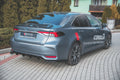 Maxton Design Street+ Seitenschweller Leisten passend für Toyota Corolla XII Limousine schwarz Hochglanz