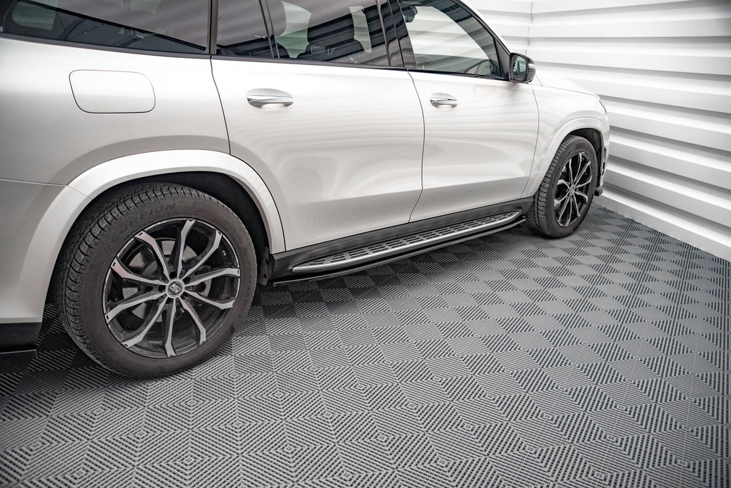 Maxton Design Seitenschweller Ansatz für Mercedes-Benz GLS AMG-Line X167 Carbon Look