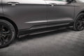 Maxton Design Street+ Seitenschweller Leisten passend für Ford Edge ST Mk2 Facelift schwarz Hochglanz