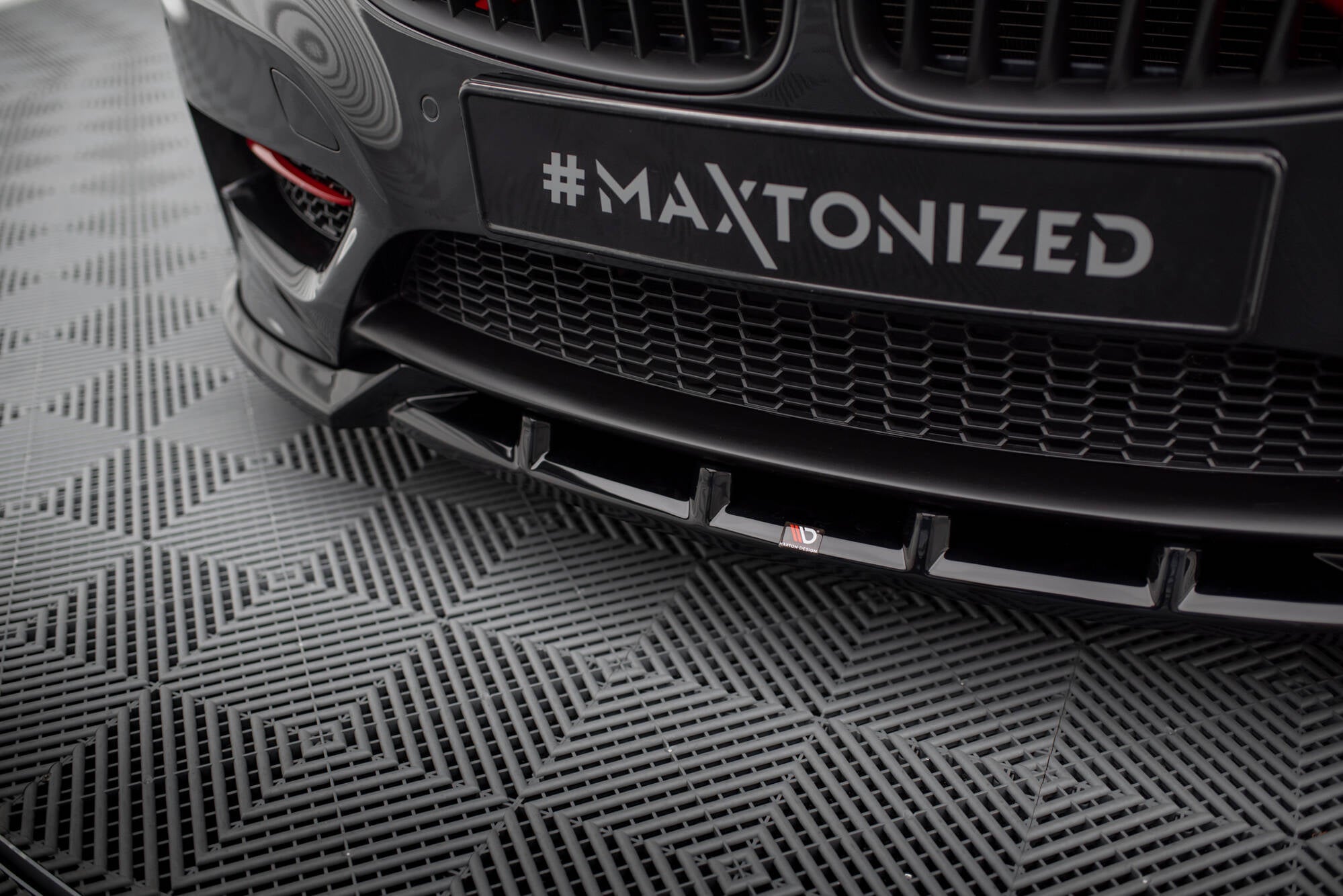 Maxton Design Street+ Spoilerlippe Front Ansatz passend für BMW Z4 M-Paket E89 Facelift schwarz Hochglanz