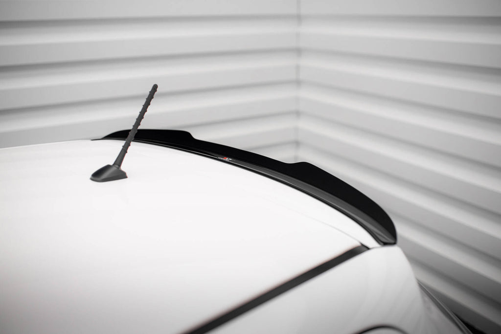 Maxton Design Spoiler CAP passend für Toyota Yaris Mk3 Facelift schwarz Hochglanz