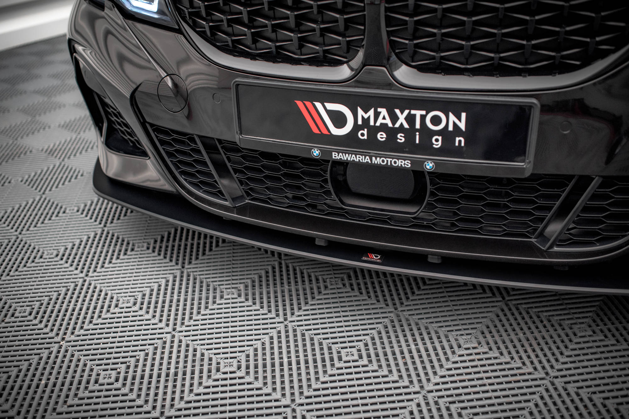 Maxton Design Street Pro Street+ Spoilerlippe Front Ansatz passend für BMW 3er M-Paket G20 / G21