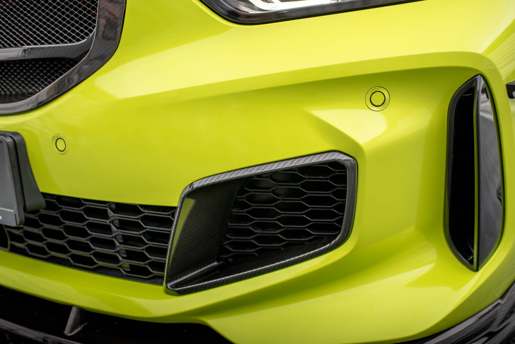 Maxton Design Prepreg Carbon Fiber Front Bumper Side Vents BMW 1er F40 M-Paket/ M135i für BMW 1er F40