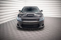 Maxton Design Street+ Spoilerlippe Front Ansatz V.1 passend für Dodge Charger SRT Mk7 Facelift schwarz Hochglanz