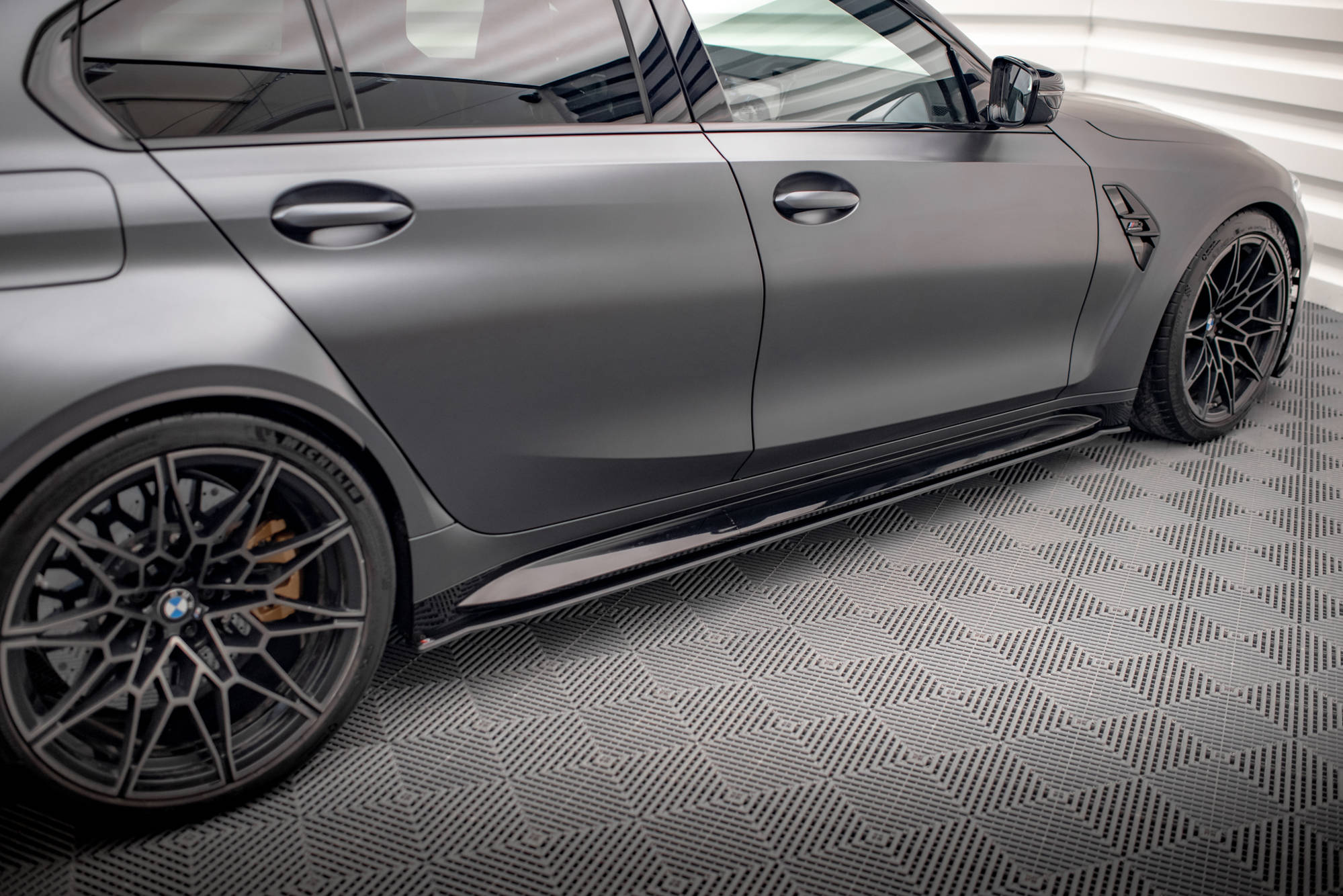 Maxton Design Street Pro Street+ Seitenschweller Leisten passend für BMW M3 Limousine / Touring G80 / G81
