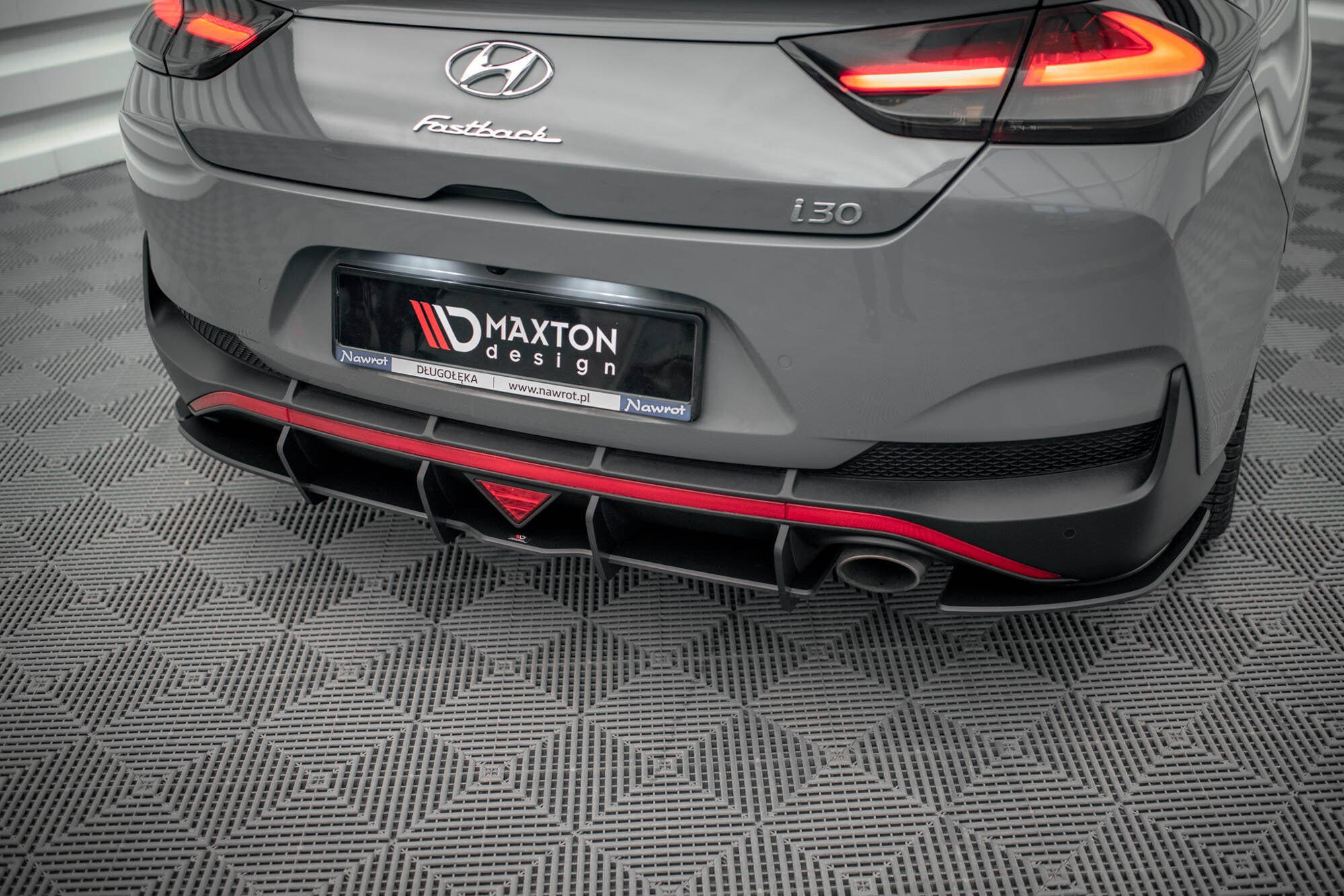Maxton Design Street Pro Heckschürze passend für Hyundai I30 Fastback N-Line Mk3 Facelift