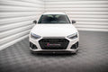 Maxton Design Street+ Spoilerlippe Front Ansatz V.2 passend für Audi A4 S-Line / S4 B9 Facelift schwarz Hochglanz