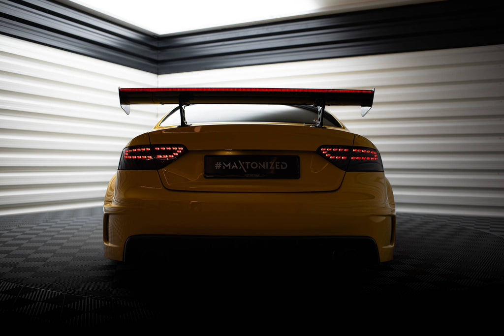 Maxton Design Carbon Spoiler With Internal Brackets Uprights + LED Audi A5 Coupe 8T für Audi A5 / S5 / RS5