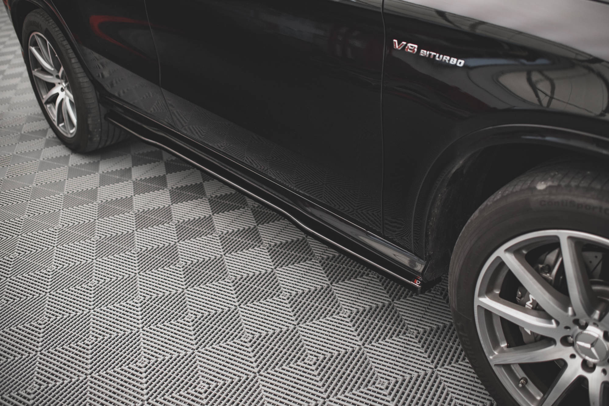 Maxton Design Street+ Seitenschweller Leisten passend für Mercedes-Benz GLE Coupe 63 AMG C292 schwarz Hochglanz