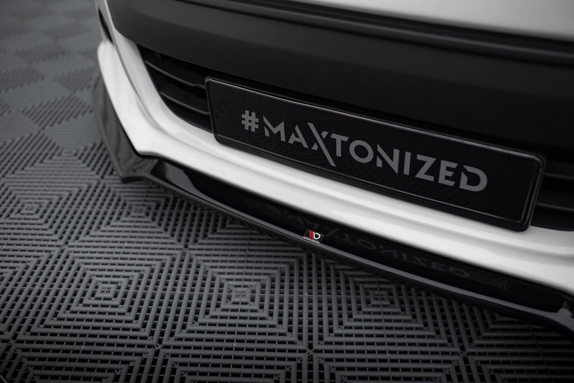 Maxton Design Street+ Spoilerlippe Front Ansatz V.2 passend für Subaru BRZ Mk1 schwarz Hochglanz