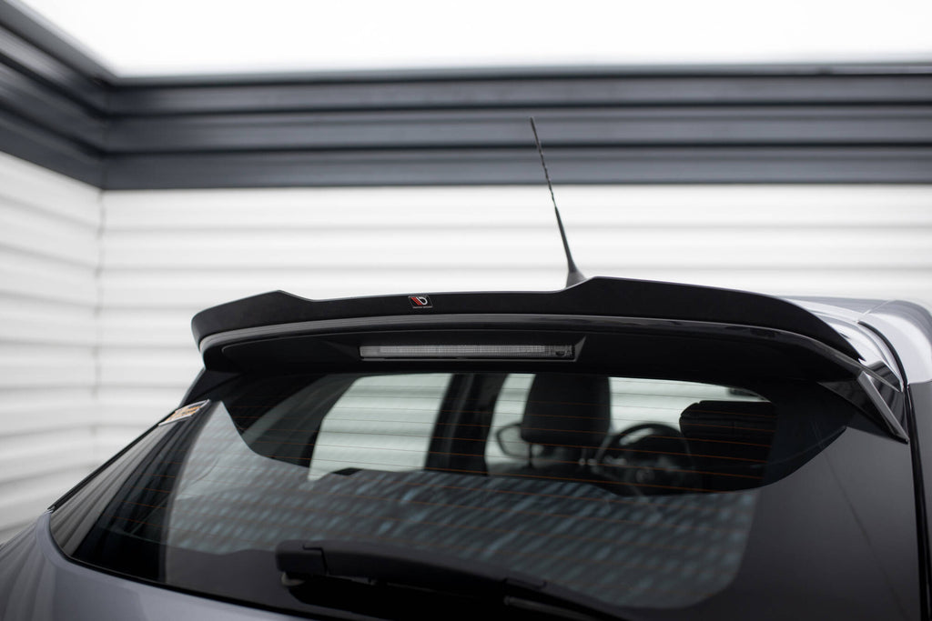 Maxton Design Spoiler CAP passend für Opel Corsa F ( Mk6) schwarz Hochglanz