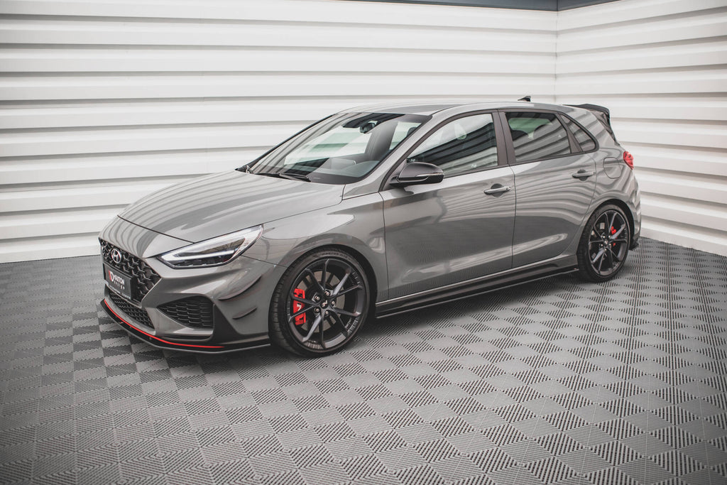 Maxton Design Street Pro Street+ Seitenschweller Leisten V.2 passend für Hyundai I30 N / N-Line Hatchback / Fastback Mk3 / Mk3 Facelift