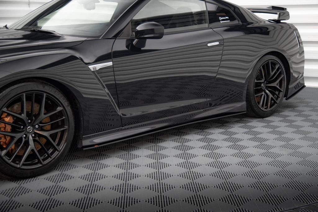 Maxton Design Street Pro Street+ Seitenschweller Leisten passend für Nissan GTR R35 Facelift