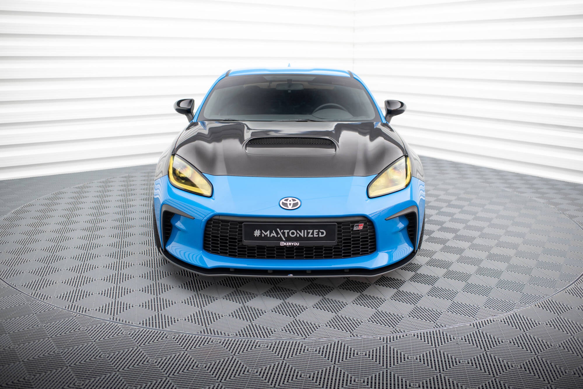 Maxton Design Street Pro Street+ Spoilerlippe Front Ansatz passend für V.1 passend für Toyota GR86 Mk1
