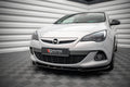 Maxton Design Street+ Spoilerlippe Front Ansatz V.1 passend für Opel Astra GTC OPC-Line J schwarz Hochglanz
