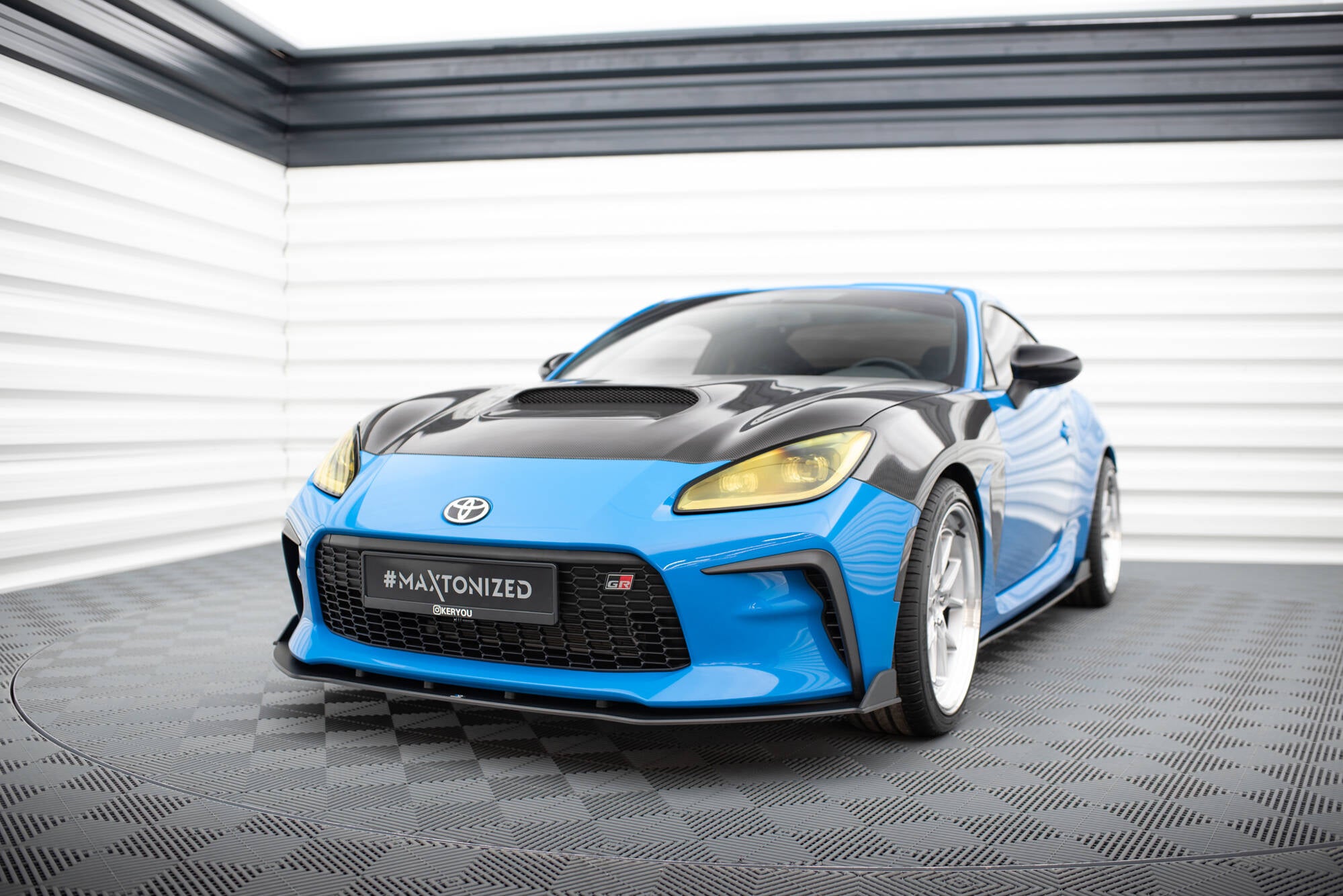 Maxton Design Street Pro Street+ Spoilerlippe Front Ansatz V.2 passend für Toyota GR86 Mk1