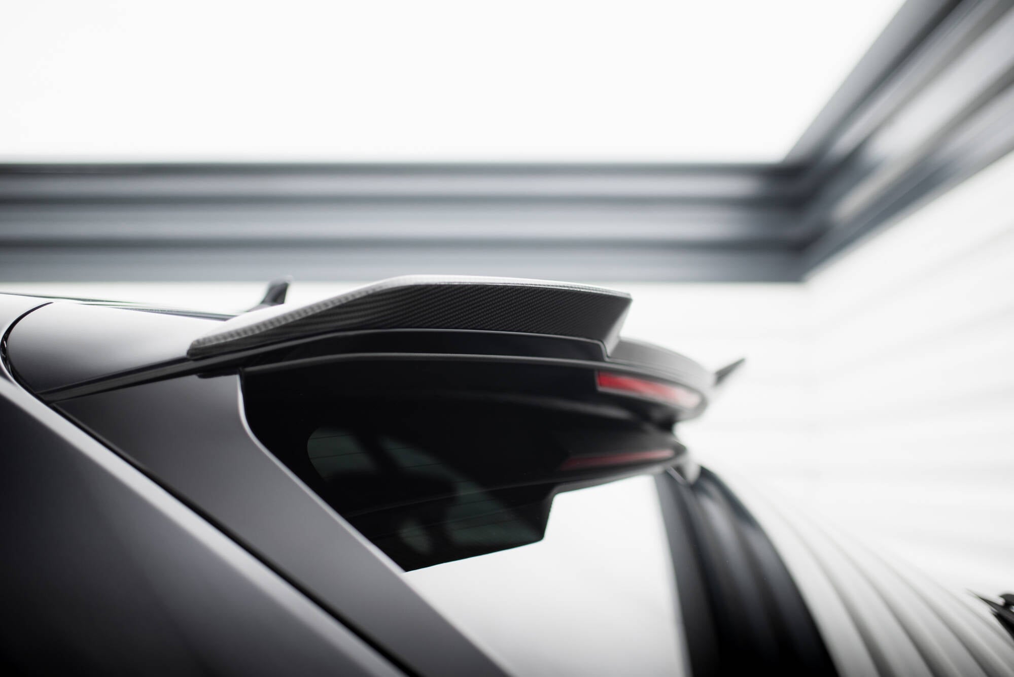 Maxton Design Prepreg Carbon Fiber Heckklappenspoiler (Höher) Audi RSQ8 Mk1 Facelift für Audi Q8