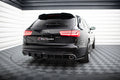 Maxton Design Diffusor Heck Ansatz passend für Audi A6 Limousine / Avant C7