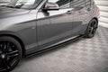 Maxton Design Street+ Seitenschweller Leisten V.2 passend für. BMW 1er M135i / M140i / M-Paket F20 schwarz Hochglanz