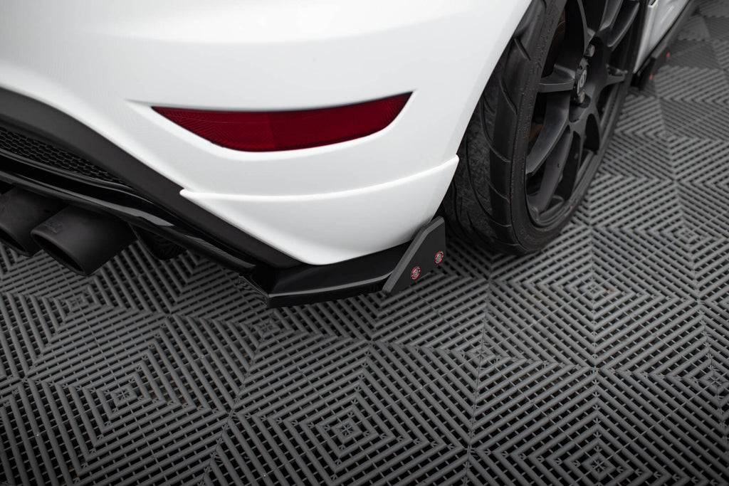 Maxton Design Heck Ansatz Flaps Diffusor V.3 + Flaps passend für Ford Fiesta ST Mk7 Facelift