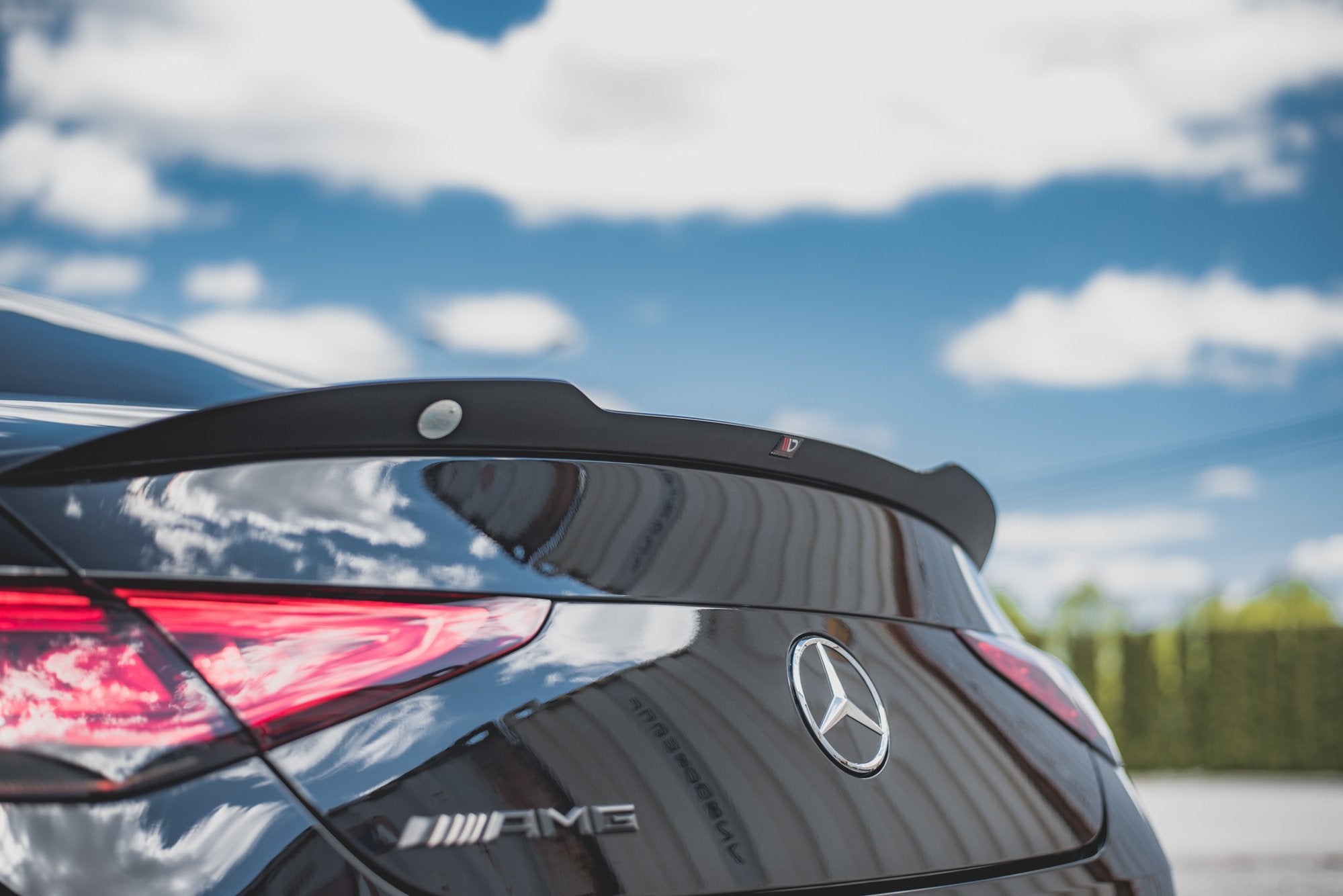 Maxton Design Spoiler CAP passend für Mercedes-AMG CLS 53 C257 schwarz Hochglanz