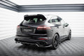 Maxton Design Street+ Mittlerer Diffusor RACE passend für Porsche Cayenne Mk2 Facelift schwarz Hochglanz