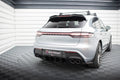 Maxton Design Diffusor Heck Ansatz passend für Porsche Macan Mk1 Facelift 2 schwarz Hochglanz
