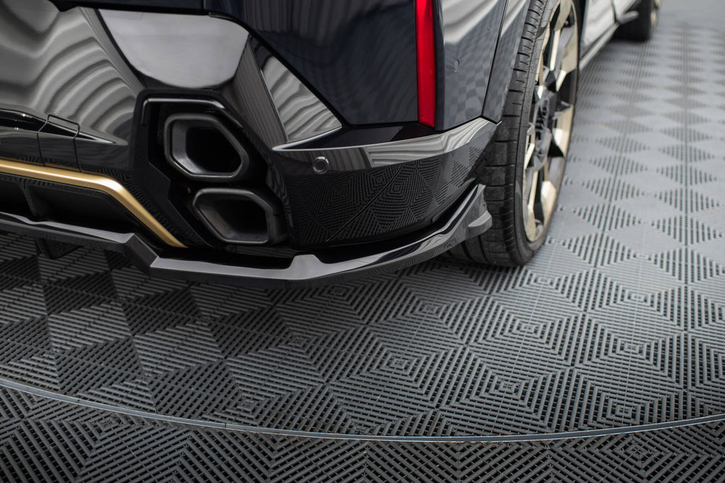 Maxton Design Street+ Mittlerer Diffusor RACE passend für BMW XM G09 schwarz Hochglanz