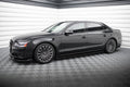 Maxton Design Street+ Seitenschweller Leisten passend für Audi A8 Lang D4 schwarz Hochglanz