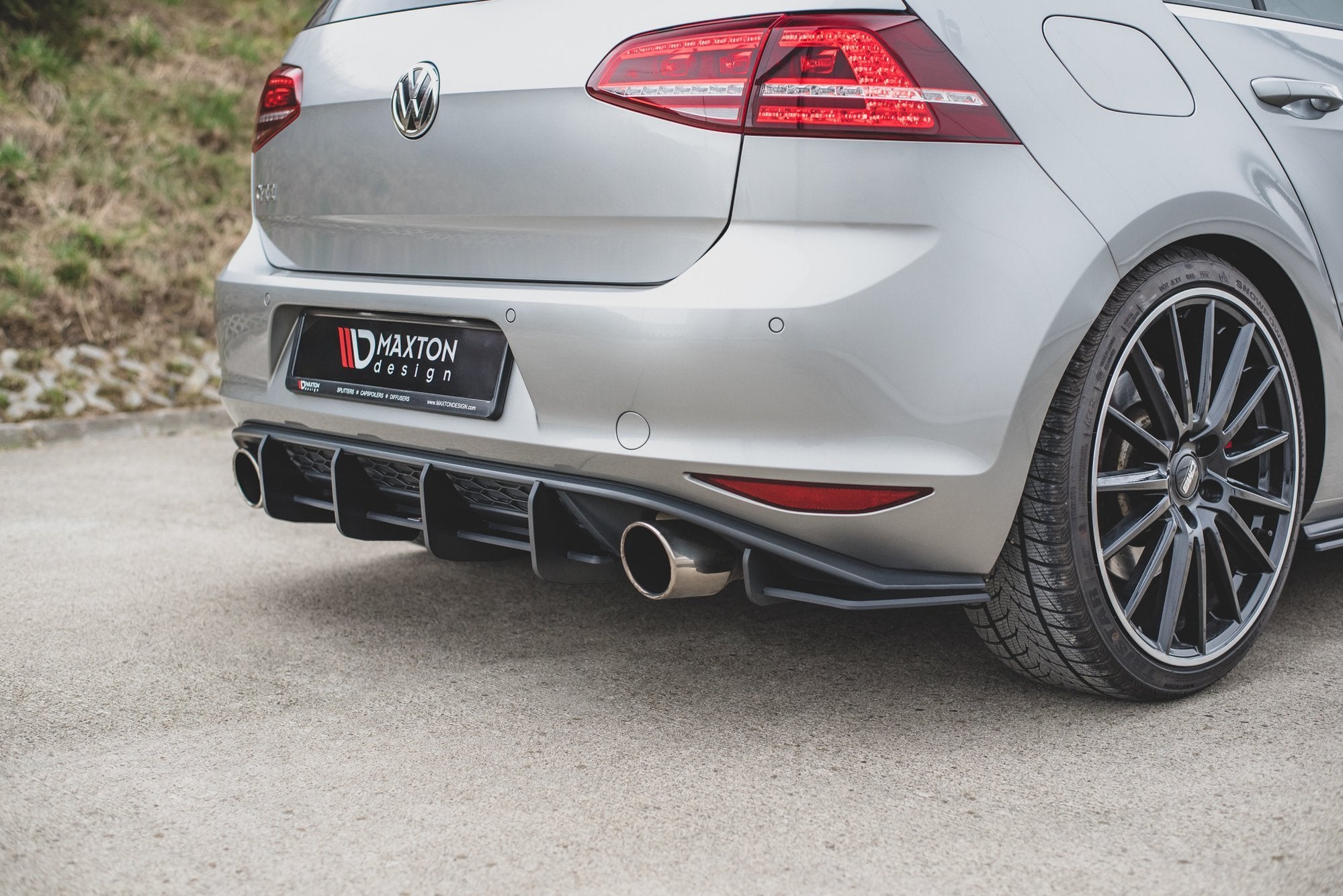 Maxton Design Street Pro Heckschürze V.1 passend für VW Golf 7 GTI