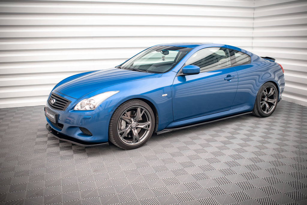 Maxton Design Street+ Seitenschweller Leisten passend für Infiniti G37 Coupe schwarz Hochglanz