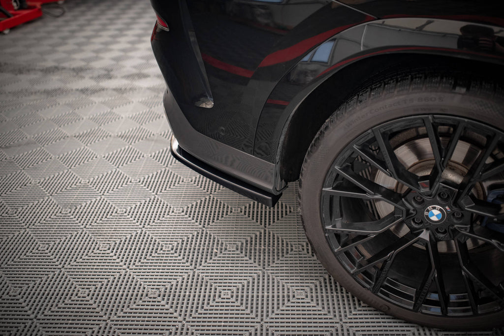 Maxton Design Street+ Mittlerer Diffusor RACE V.2 passend für BMW X6 M-Paket G06 schwarz Hochglanz