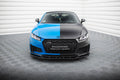 Maxton Design Street+ Spoilerlippe Front Ansatz V.2 passend für Audi TT S / TT S-Line 8S Facelift schwarz Hochglanz