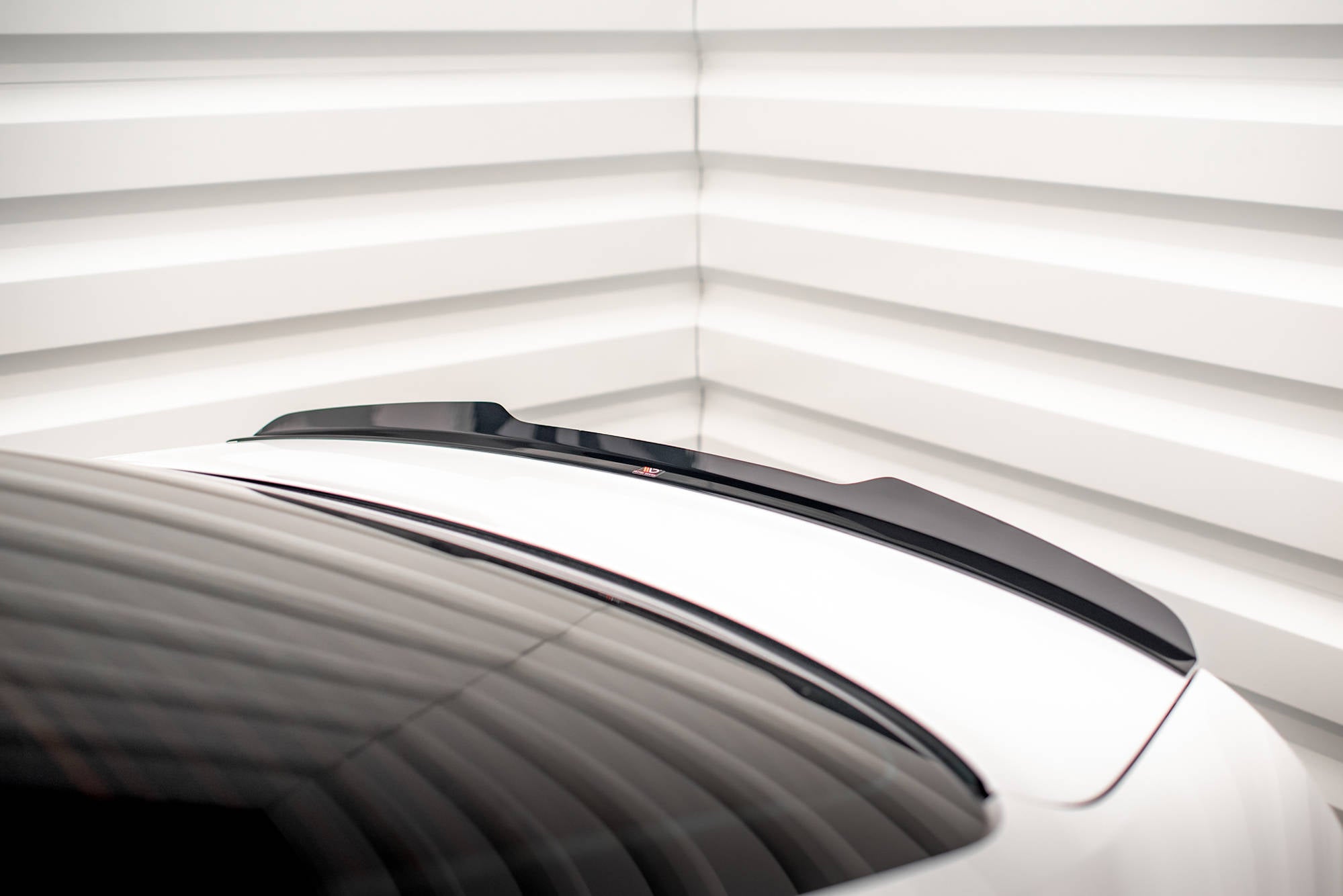 Maxton Design Spoiler CAP passend für Audi A5 Coupe 8T schwarz Hochglanz