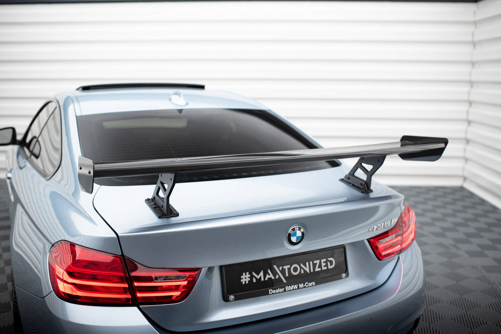 Maxton Design Carbon Spoiler With Internal Brackets Uprights BMW 4er F32 / 4 F32 M-Paket Coupe für BMW 4er Coupe