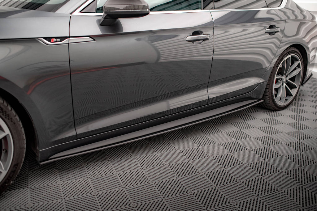 Maxton Design Street Pro Street+ Seitenschweller Leisten passend für Audi A5 S-Line / S5 Sportback F5