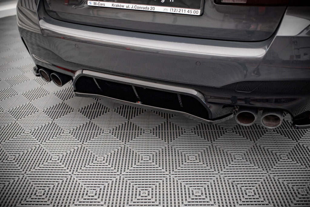 Maxton Design Heckansatz BMW M5 F90 schwarz Hochglanz für BMW M5 F90