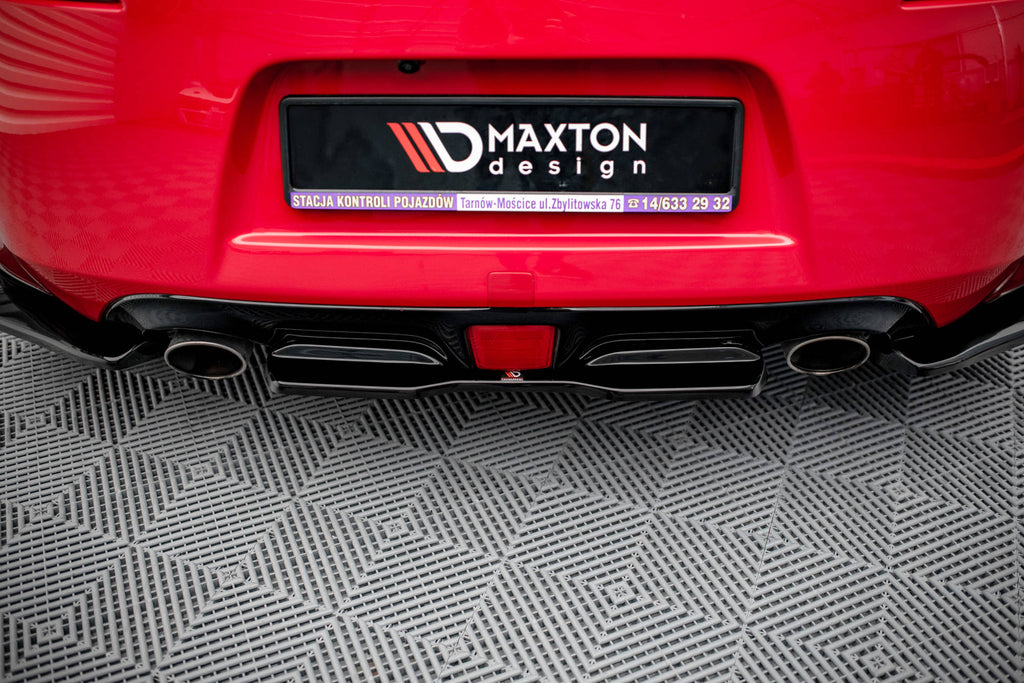 Maxton Design Heckansatz V.2 Nissan 370Z schwarz Hochglanz für Nissan 370Z Standard