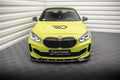 Maxton Design Street+ Spoilerlippe Front Ansatz V.6 passend für BMW 1er M-Paket / M135i / 128ti F40 schwarz Hochglanz