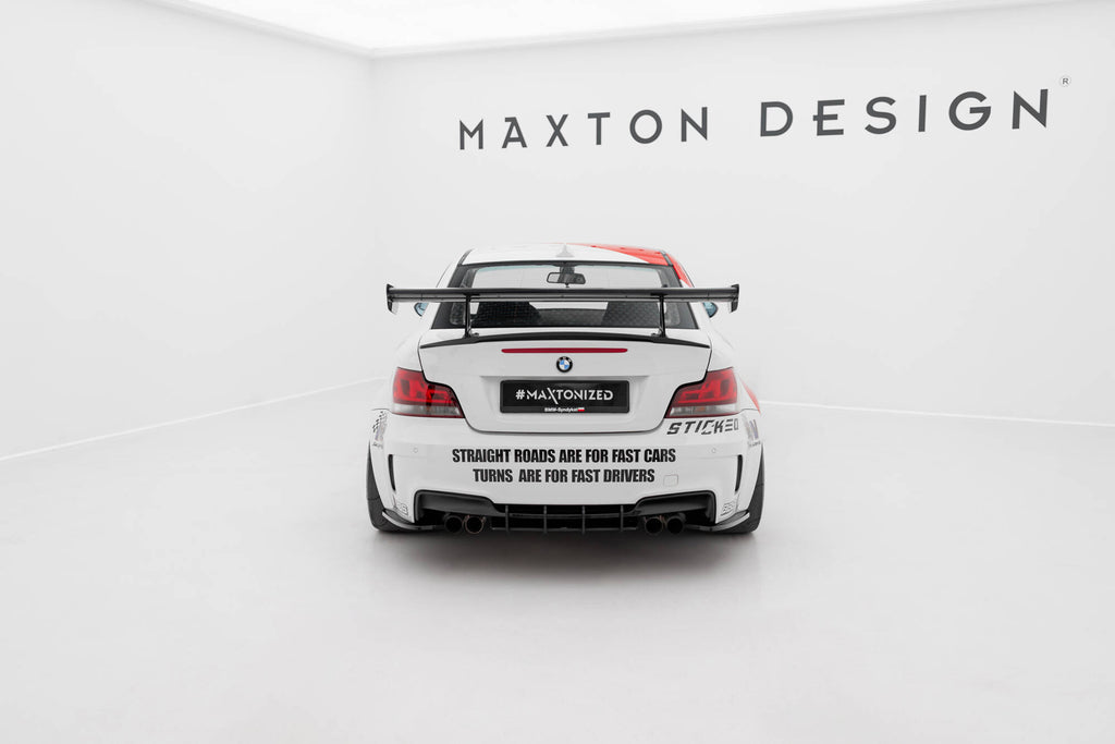Maxton Design Carbon Spoiler With Upper Swan Mounting BMW 1er M E82 für BMW M1 E82