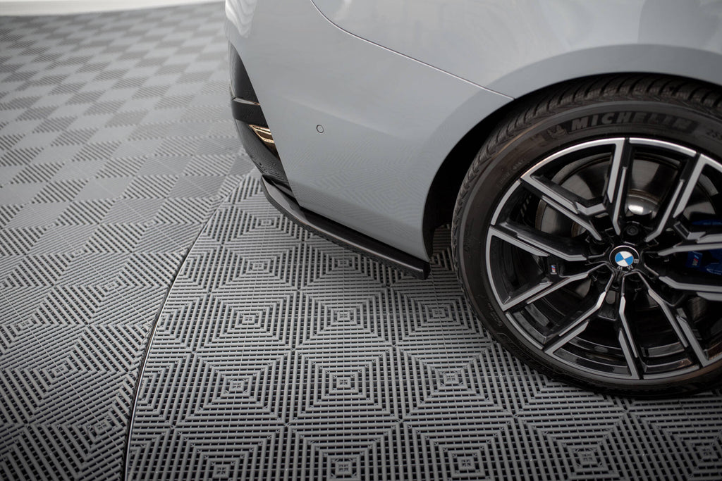 Maxton Design Heck Ansatz Flaps Diffusor V.3 passend für BMW M440i / 4 M-Paket Gran Coupe G26 schwarz Hochglanz